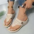 thumbnail image 4 of Trendy Solid Color Mesh Breathable Sports Sandals, Wear Resistance Non Slip Flip Flops, Casual Versatile Open Toe Beach Slippers, 4 of 5