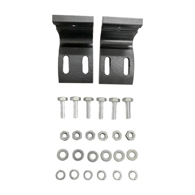 TrailFX Driving/Fog Light Mounting Bracket HRDWRKT12 Driving/Fog Light Mounting Bracket; TFX Replacement Parts; Replacement Mounting And Hardware Kit; Aluminum Brackets With Black Powder Coat Finish