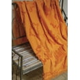 thumbnail image 2 of Fall Leafe Tufted Cotton Throw 50 X 60 Pumpkin, 2 of 2