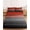 Red, Gray, Black, variant on Cal.King Size Fitted Sheet Set - Blue Gray 3 Piece Bedding Sets 16" Deep Pocket Fitted Sheet with 2 Pillowcases, Vintage Farmhouse Gradient Wooden Grain Art Brushed Microfiber Hotel Luxury Bed Sheets