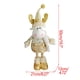 thumbnail image 2 of Decoraciones de Navidad para el Hogar Santa Claus Snowman Navidad Muñeca Escalable Oro Navidad de Pie Muñeca Regalo Decorativo Decoraciones de Navidad Blancas, 2 of 3