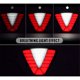 thumbnail image 2 of Luz de freno trasera LED estilo trapezoidal F1, luz de seguridad de parada piloto, señal de advertencia de marcha atrás para coche, camión, tractor, RV, 2 of 5