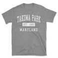 thumbnail image 1 of Takoma Park Maryland Classic Established Men's Cotton T-Shirt, 1 of 1