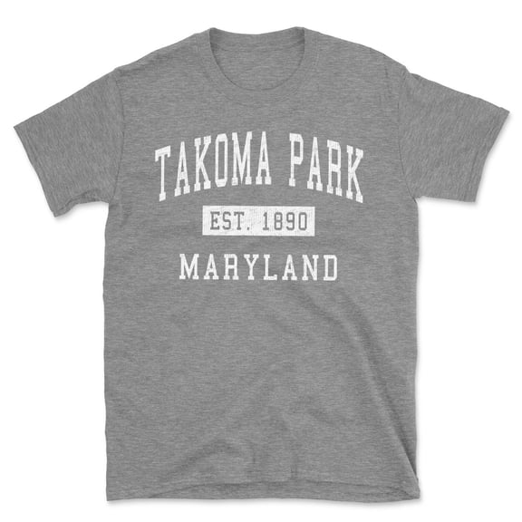 Takoma Park Maryland Classic Established Men's Cotton T-Shirt