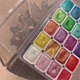thumbnail image 5 of 20 Colors Watercolor Painting Set Fashion Shiny Coloring Pigments for DIY Manicures, 5 of 5