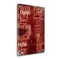 thumbnail image 2 of Tangletown Fine Art 'Wine Classics' Textual Art on Canvas, 2 of 2