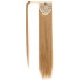 thumbnail image 2 of xiaxaixu Extensions de Cheveux Queue de Cheval Longue Naturelles Douces à Enrouler Droites à Clip pour Femmes, 2 of 8