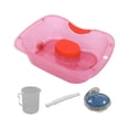 thumbnail image 3 of Lavabo de cabecera con cojín para la cabeza, cómoda bandeja de lavado reutilizable para fregadero con manguera de 150cm para salón, cabecera, abuela Rosa, 3 of 8
