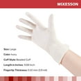 thumbnail image 2 of McKesson Vinyl Exam Gloves - Stretchy, Disposable Medical Glove - Large, 100 Count, 1 Box, 2 of 7