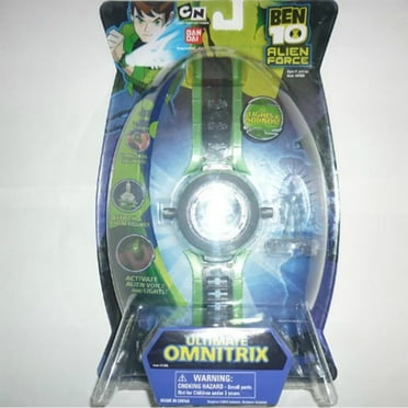 New Cartoon Ben 10 Omnitrix Projection Watch, 3D Modeling Toy Watch, Interactive Sound Effect Model, Kids Toy Gift
