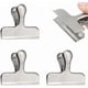 thumbnail image 1 of 4pcs Stainless Steel Clips,Bulldog Chip Clip, Heavy Duty Food Round Binder Paper Clips, 1 of 5