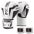 thumbnail image 1 of Manoplas de boxeo Guantes de boxeo con correas de soporte de muñeca Kick Boxing Muay Thai Punching T Tomshoo Manoplas de boxeo, 1 of 7