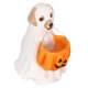 thumbnail image 4 of Estatua de perro fantasma de Halloween, adorno de perro de calabaza de resina, linda figura de perro fantasma espeluznante para interior y exterior, 4 of 10