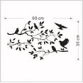 thumbnail image 5 of Black Tree Branches Removable Vinyl Wall Stickers 60 x 35 cm, 5 of 5