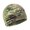 Camouflage, variant on Green Multicam Fleece Beanie Hat, Warm Camo Skull Cap for Outdoor Winter