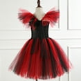 thumbnail image 3 of Alaiyaky Witch Costume Kids Girl Witches Dress Princess Outfit Scary Witch Hat Hat Brooms Party Cosplay Carnival Fancy Dress, 3 of 8