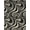 Black And Cream, Pattern 1, variant on Design&I 8'x10' Washable Area Rug Extra Large Skid-Resistant Low Profile Abstract Asymmetrical Curves Bold Lines Crisp Lightweight Minimalist for Living Room, Family