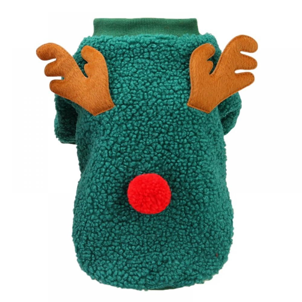 christmas-pet-reindeer-elk-costume-cat-dog-fleece-clothes-puppy-coat