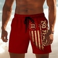 thumbnail image 2 of Letdown American Flag Print Cargo Shorts for Men Patriotic 1776-2026 Summer Shorts Casual Multi-Pocket Short Pants Comfy Outdoor Sports Stylish Bottoms Independence Day Father's Day, 2 of 5