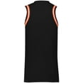 thumbnail image 5 of Holloway Sportswear L Womens RETRO BASKETBALL JERSEY Black/Orange/White 224376, 5 of 5