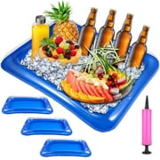Freezer Beverages Inflatable Serving Bar Large Ice Bars Cooler Tray Pvc Pool Party
