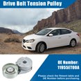 thumbnail image 2 of Conjunto de tensor serpentino Unique Bargains No.11955ET00A para Nissan Versa S SL 1.8L L4 Gas 2007 2008 Metal Tono Plateado Negro, 2 of 6