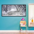 thumbnail image 3 of Pintura de diamante 5D Hugtrwg Taladro cuadrado completo Tigre blanco Para estrenar, 3 of 9