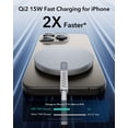 thumbnail image 3 of Cargador inalámbrico ESR HaloLock para Qi2 Magsafe 15W Silver, 3 of 9