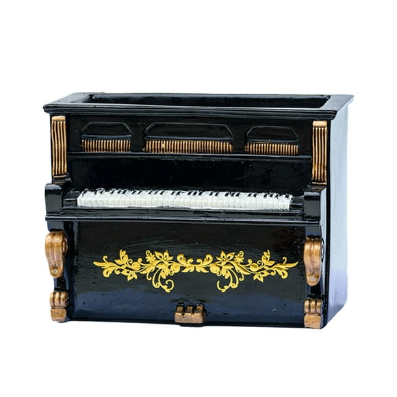 Pot de Fleurs Style Piano pour Jardin Terrasse Décoration Balcon Maison Artisanat en Résine