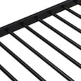 thumbnail image 6 of Harper & Bright Designs Twin Over Full Metal Bunk Bed with Ladder and Guardrail, Metal Bed Frame with Large Under Bed Storage for Bedroom, Black, 6 of 6