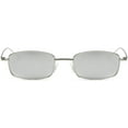 thumbnail image 2 of FEISEDY Vintage Slender Square Sunglasses Retro Small Metal Frame Candy Colors B2295, 2 of 14