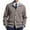 Khaki, variant on Makaor Mens Lightweight Knit Jacket Collared Coat Solid Big and Tall Button Long Sleeve Outerwear Winter Warm Clothes