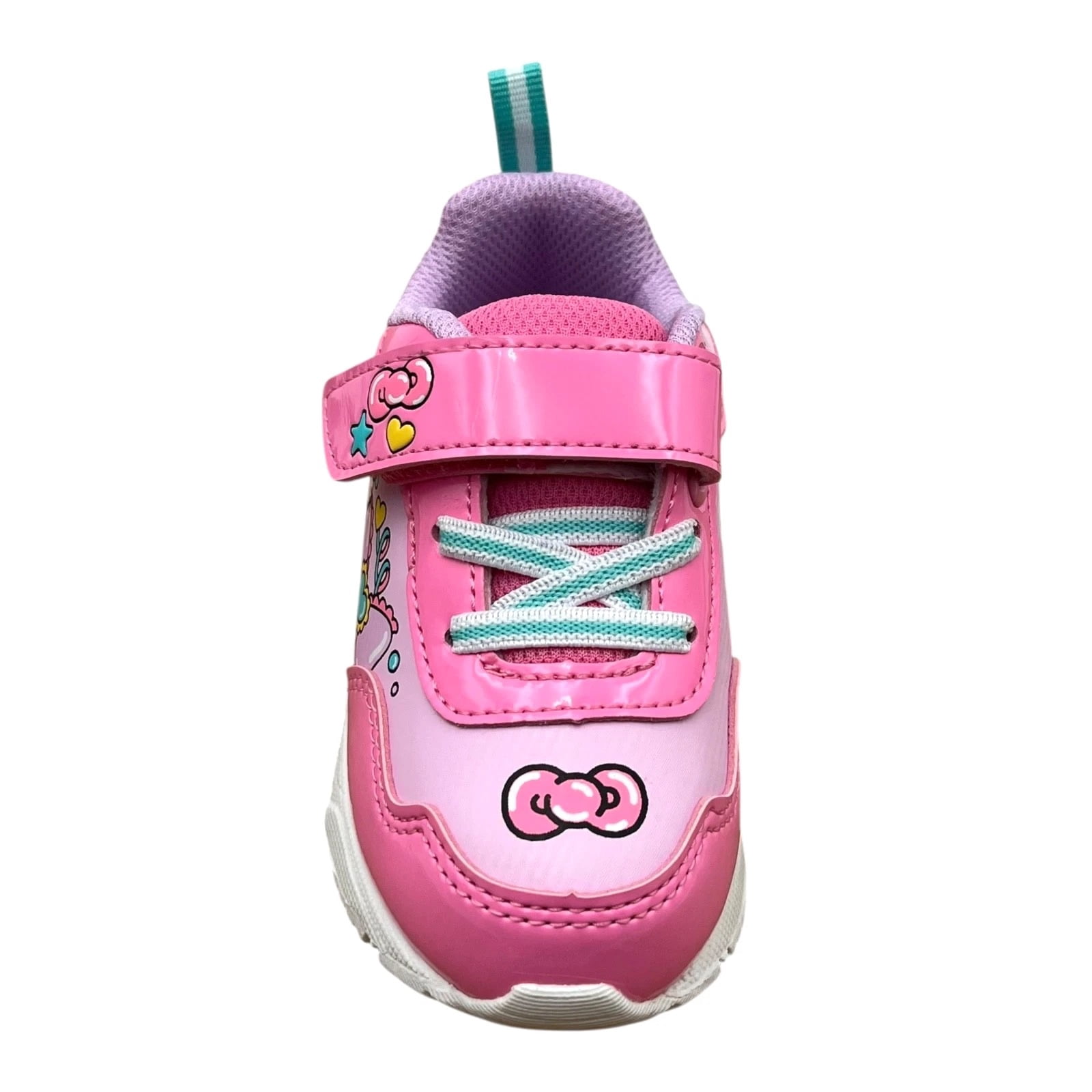 Hello Kitty Toddler Girls Slip-on Light-up Sneakers Size 7 Pink-lavender-aqua