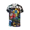 thumbnail image 3 of Roblox T-shirt pour Enfants à Manches Courtes Col Rond T-Shirts Garçons Filles Chemises Décontractées 3D Dessin Animé, 3 of 6