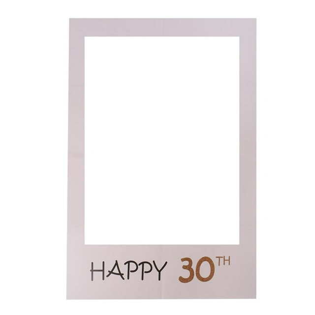 Happy 30th Birthday Anniversary Social Media Prop Accessories
