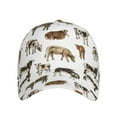thumbnail image 2 of Fotbe Cow Classic Baseball Cap, Adjustable Snapback Hats, Outdoor Baseball Hat for Men and Women Cotton Soft, 2 of 9