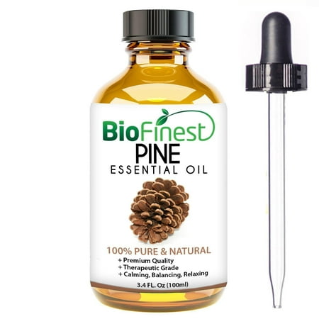 BioFinest Pine Oil - 100% Pure Pine Essential Oil - Premium Organic - Therapeutic Grade - Best For Aromatherapy - Improve mood - Heighten Awareness - FREE E-Book and Dropper