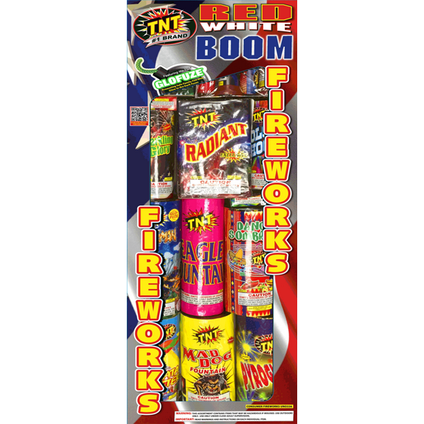 Red White And Boom Fireworks Assortment Walmart Com Walmart Com