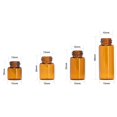 thumbnail image 4 of AFMNQZ Juego de 50 botellas de vidrio ámbar de 2 ml con reductor de orificio y tapa, pequeños viales de aceite esencial (2 ml), 4 of 5