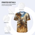 thumbnail image 3 of Hirioo Farm Corgi German Shepherd for Men's Baseball T-shirt Shirts Short Sleeve Casual Summer Button Stretch T Shirts,Size S-4XL-XX-Large, 3 of 7