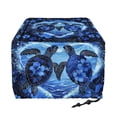 thumbnail image 2 of TSOVTHRID Ocean Turtle Hibiscus Print Toaster Cover for 2 Slice Wide Slot Dust and Fingerprint Protector for Kitchen Appliances Waterproof Washable Toaster Oven Cloth Cover, 2 of 8