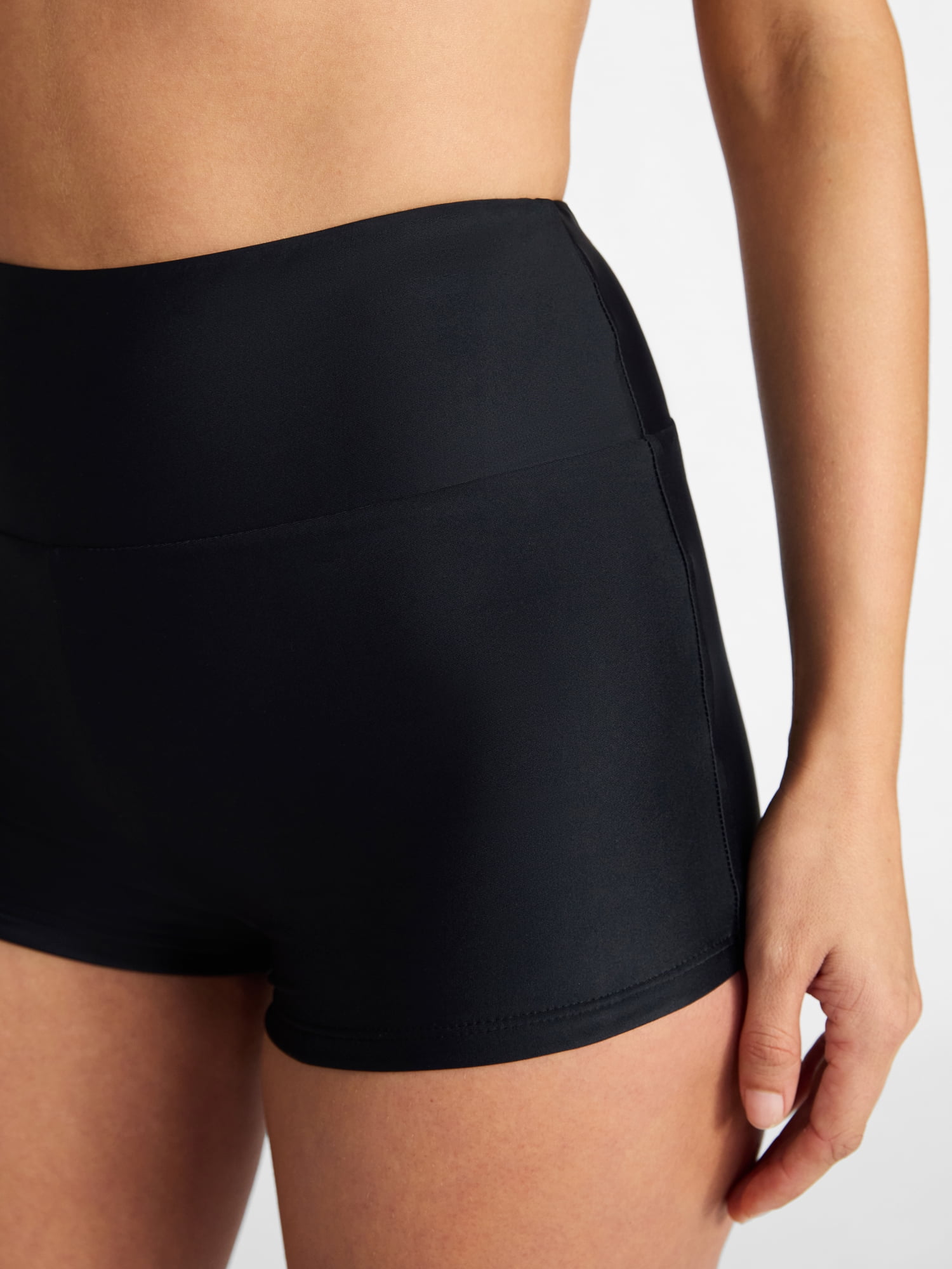 Time and Tru Women's and Women's Plus Size High Rise Swim Short, Sizes XS-3X