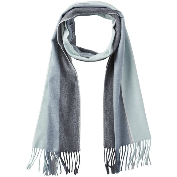 Tickled Pink Women's Teal Vibrant Stripe Fringe Scarf