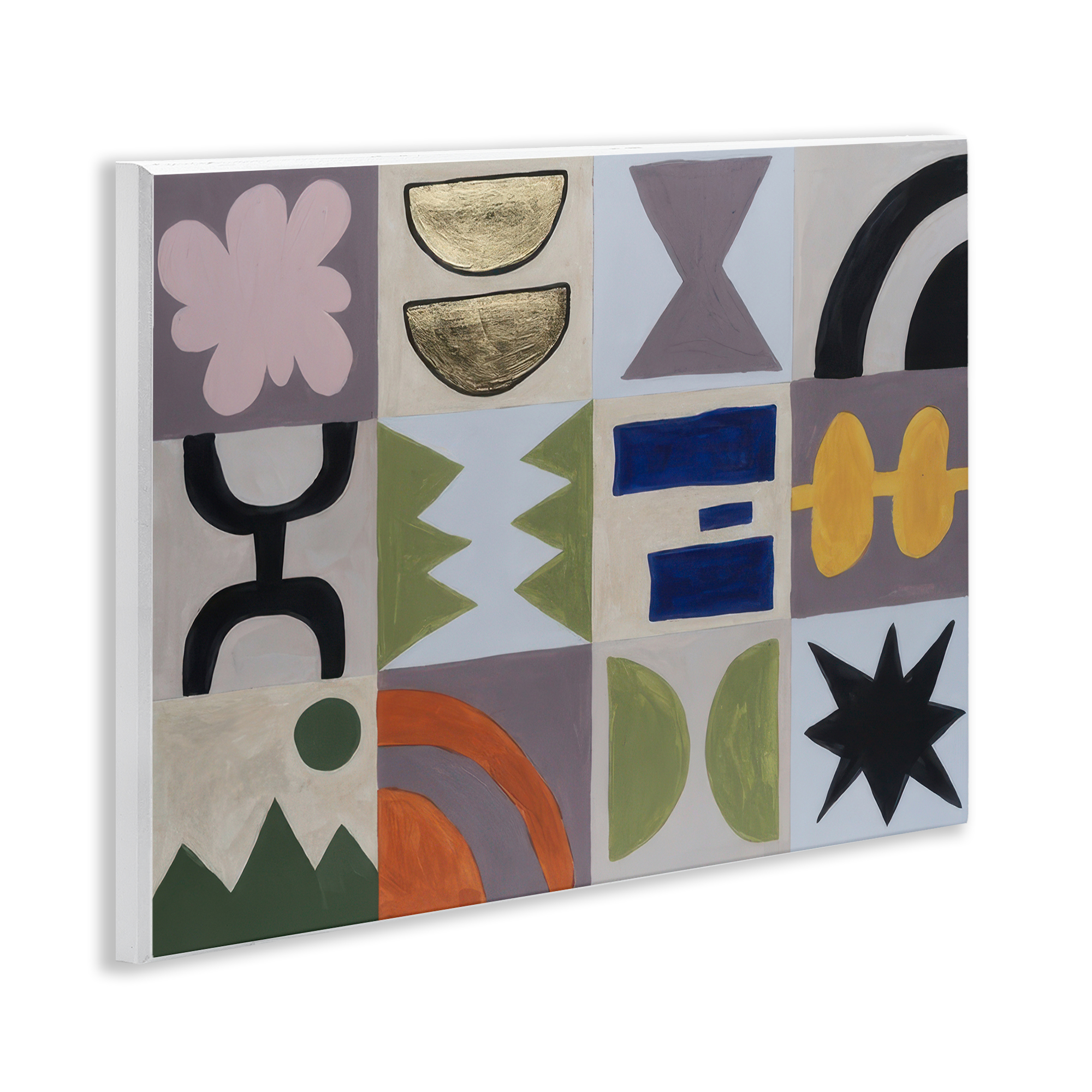 Stupell Industries Contemporary Nature Patterns Abstract Painting Unframed Art Print Wall Art, 14 x 11