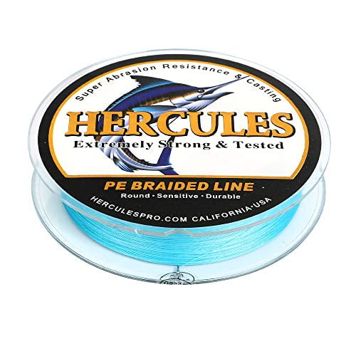 8 Strands Super Cast Braid Fishing Line Abrasion Resistant Braid Fishing Line Saltwater and Freshwater HERCULES Braided Fishing Line for Her 