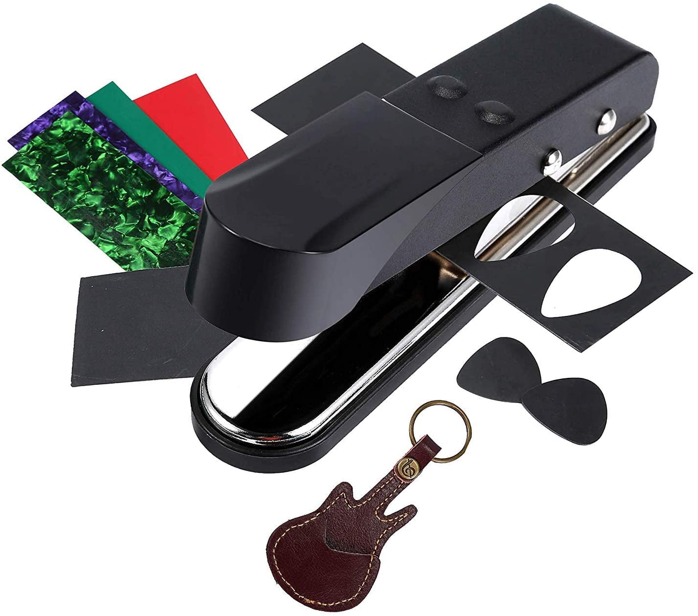 Asmuse Guitar Pick Punch DIY Guitar Pick Premium Pick Maker with Pick