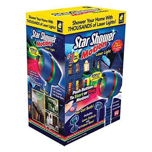 star shower motion laser light projector