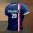 thumbnail image 4 of XIAOCHA Mens Graphic Print T Shirt Short Sleeve Crew Neck Sports Casual Tee, 4 of 6
