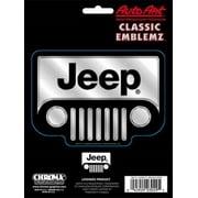 Jeep Chrome Grille Classic Emblem Decal