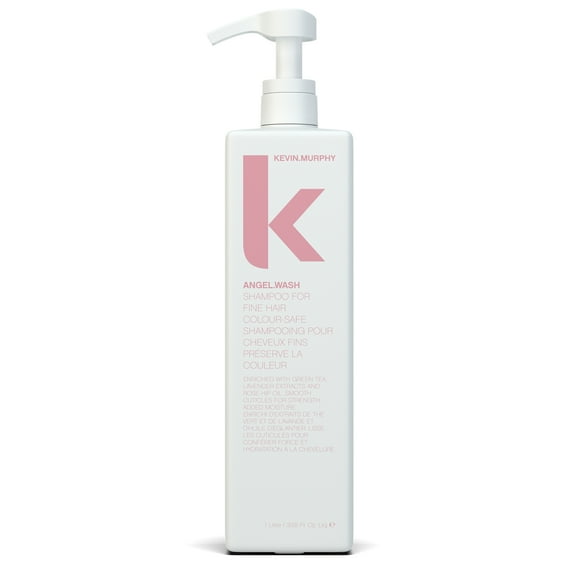 KEVIN.MURPHY ANGEL.WASH - Restorative Shampoo - For Fine Coloured Hair - Colour-Safe Shampoo - With Vitamins & Antioxidants - Sulphate & Paraben Free - 1 L / 33.8 fl oz